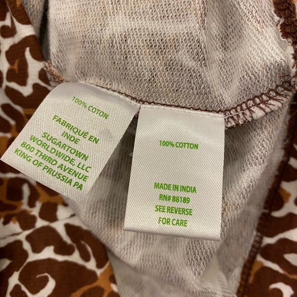 Lilly Pulitzer Leopard Print Cotton Top - Picture 7 of 7